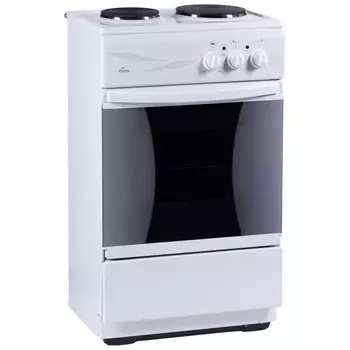 Плита электрическая Flama CE 3201 W 2 конфорки белая