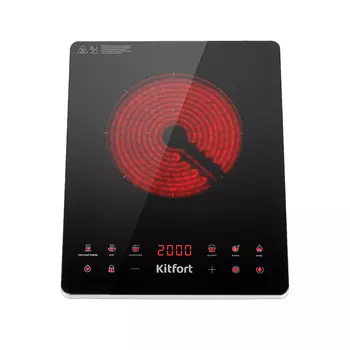Плита инфракрасная Kitfort КТ-140 1 конфорка черная