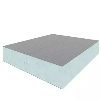 Плита теплоизоляционная Teplofom+ 100х600х1250 мм L-ступенька с двухсторонним армированием