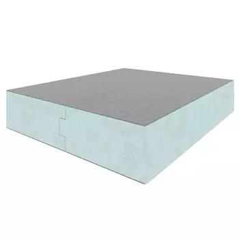 Плита теплоизоляционная Teplofom+ 100х600х1250 мм шип-паз с двухсторонним армированием