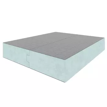 Плита теплоизоляционная Teplofom+ 80х600х2500 мм шип-паз с двухсторонним армированием