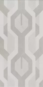 Плитка декор Нефрит Одри геометрия серая 400x200x8 мм