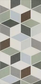 Плитка облицовочная Керамин Тренд 4Д зеленая 600х300х8,5 мм (11 шт.=1,98 кв.м)