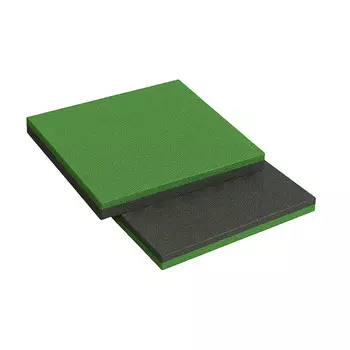 Плитка полнотелая резиновая Sporto 500х500х20 мм зеленая