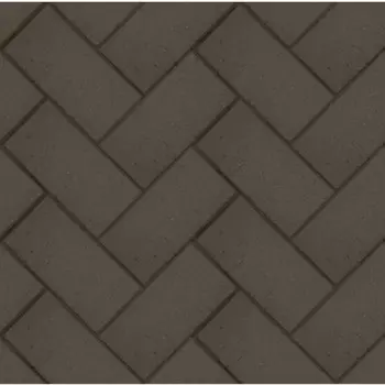 Плитка тротуарная клинкерная Штутгарт 200х100х50 мм графитовая