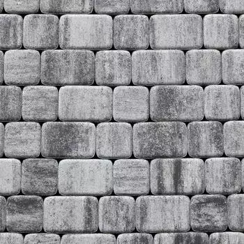 Плитка тротуарная разноразмерная Классико Листопад антрацит бетонная Выбор (14,56 кв.м)