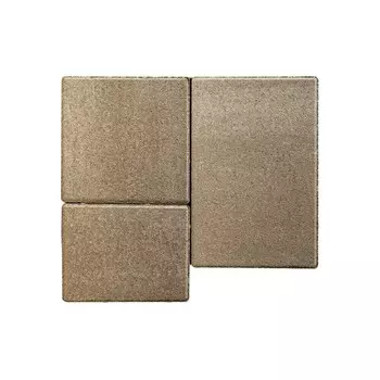 Плитка тротуарная разноразмерная Старый Город Венусбергер 120/160/240х160х40 color mix Миндаль бетонная Браер (20,74 кв.м)