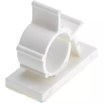 Площадка для крепления стяжек Duwi 18x37 мм самоклеящаяся нейлоновая белая (5 шт.) (23172 5)