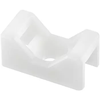 Площадка для крепления стяжек Duwi 29x15 мм нейлоновая белая (10 шт.) (30202 5)
