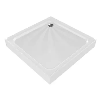 Поддон Alex Baitler акриловый 100х100х17 см квадрат белый низкий (AB10017H-2)