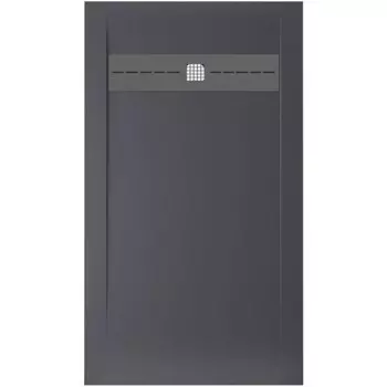 Поддон Allen Brau Infinity литьевой мрамор 140х90х3 см прямоугольник антрацит низкий (8.21005-AM)