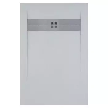 Поддон Allen Brau Infinity литьевой мрамор 160х80х3 см прямоугольник белый низкий (8.21006-21)