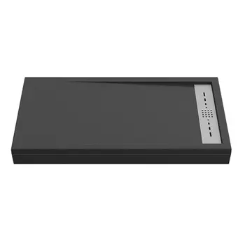 Поддон Good Door Stella литьевой мрамор 140х90х3 см прямоугольник черный низкий (ЛП00162)