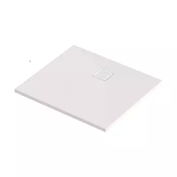 Поддон Good Door Strong литьевой мрамор 100х100х3 см квадрат белый низкий (ЛП00450)