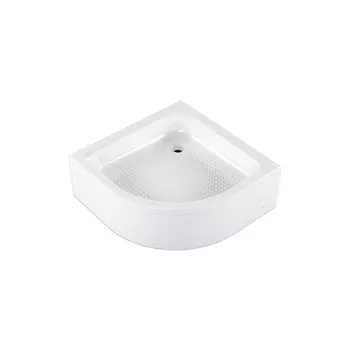 Поддон Метакам Classic акриловый 80х80х30 см полукруг белый средний (17938)