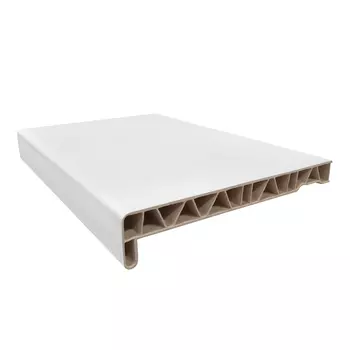 Подоконник ПВХ 400х2000х20 мм белый матовый