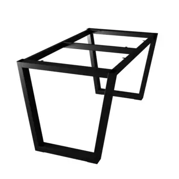 Подстолье металлическое прямоугольное черное 1410х750х710 мм