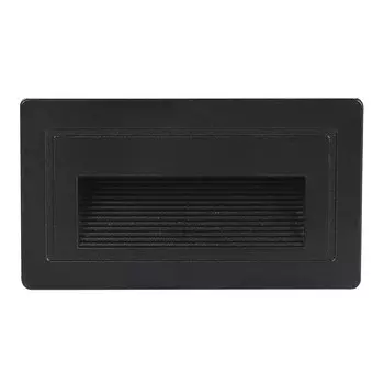 Подсветка для лестниц встраиваемая светодиодная черная 3 Вт 4200К IP65 Arte Lamp Piazza (A7223IN-1BK)