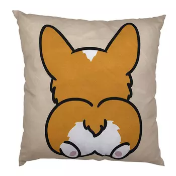 Подушка декоративная 40х40 см Casa Conforte Корги (6152416)