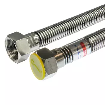 Подводка для газа сильфонная СТМ 1/2 ВР(г) х 1/2 ВР(г) 120 см