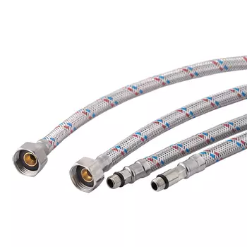 Подводка гибкая для смесителя КМ 1/2 ВР(г) х М10 штуцер 17/28 мм 60 см (616597)