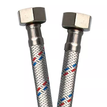 Подводка гибкая для воды 1/2 ВР(г) х 1/2 ВР(г) 60 см (1013064)