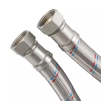 Подводка гибкая для воды СТМ 1/2 ВР(г) х 1/2 ВР(г) 100 см (CWGGF100)