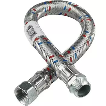 Подводка гибкая для воды СТМ 1/2 ВР(г) х 1/2 НР(ш) 50 см (CWGGM050)