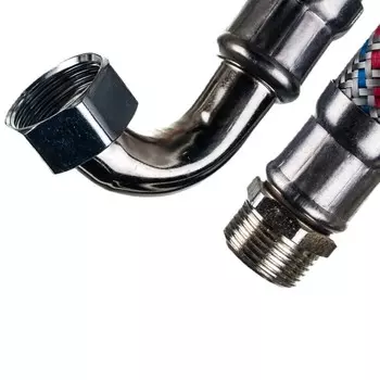 Подводка гибкая для воды угловая ТР-сантехника Гигант 3/4 ВР(г) х 3/4 НР(ш) 100 см (26391)