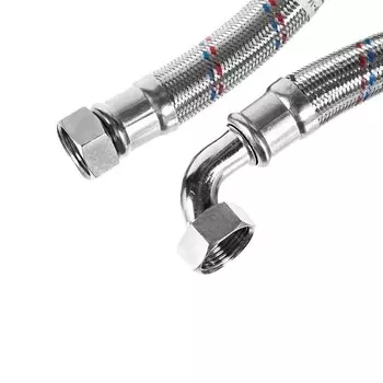 Подводка гибкая для воды угловая ТР-сантехника 3/4 ВР(г) х 3/4 ВР(г) 80 см (26388)