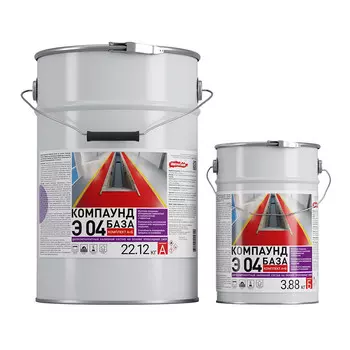 Пол эпоксидный Universum Э 04 двухкомпонентный серый 21,12 кг + 3,88 кг