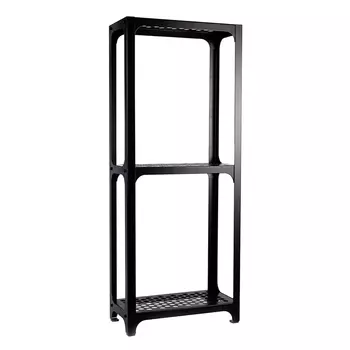 Этажерка для ванной Ulitka 750х300х150 мм металл черная (74104099/27571)