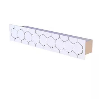 Полка для ванной Flow Bee 500х92х90 мм металл белая (Fl-bee-mono50-б)