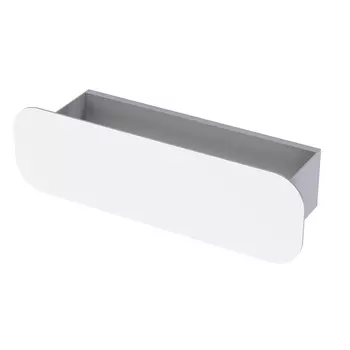 Полка для ванной Flow Radius 300х92х90 мм металл белая (Fl-ra-m30-б)