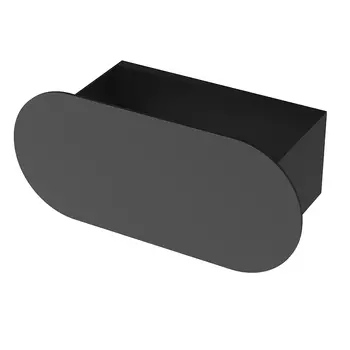 Полка для ванной Flow Round 2009290 мм металл черная (Fl-ro-m20-ч)