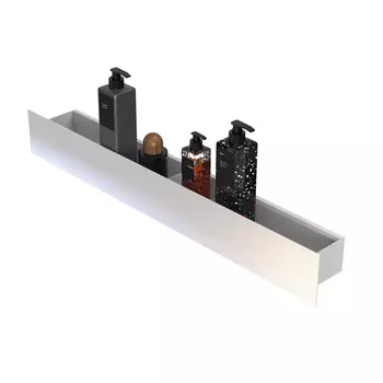 Полка для ванной Flow Skyline 700х92х90 мм металл белая (Fl-sky-m70-б)