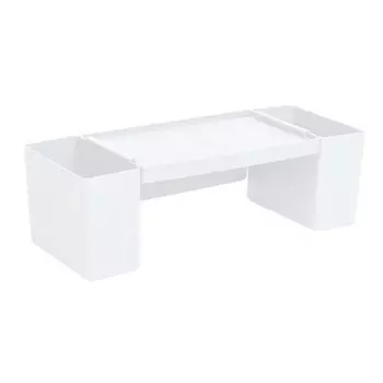 Полка для ванной Violet Лофт навесная с петлей 240х90х260 мм пластик белая (611006)