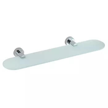 Полка для ванной WasserKraft Donau K-9400 140х500х45 мм стекло/металл хром (K-9424)