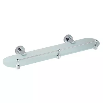 Полка для ванной WasserKraft Donau K-9400 145х500х45 мм стекло/металл хром (K-9444)
