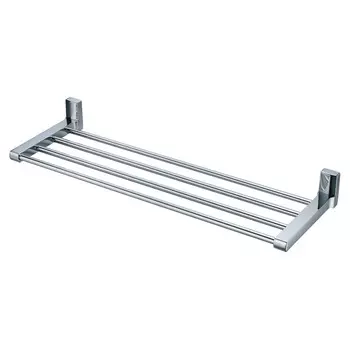 Полка для ванной WasserKraft Leine 635х200х68 мм пластик/металл хром (K-5011)
