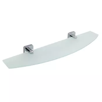 Полка для ванной WasserKraft Lippe K-6500 132х500х42 мм стекло/металл хром (K-6524)