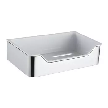 Полка для ванной Zenfort 210х135х63 мм металл/пластик хром (101198)