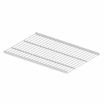 Полка сетчатая металлическая белая 903х306 мм Титан-GS