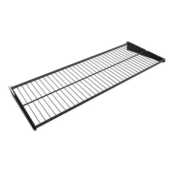 Полка сетчатая металлическая черная 903х306 мм Титан-GS