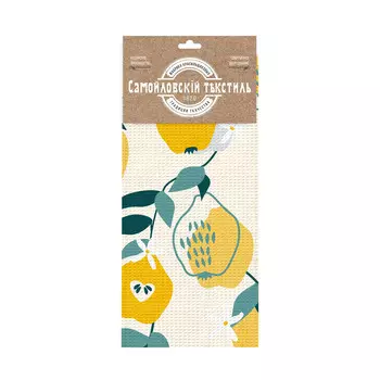 Полотенце вафельное кухонное Самойловский текстиль Формы 45х60 см мультиколор