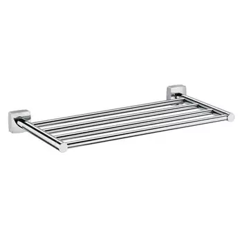 Полотенцедержатель Fixsen Kvadro 400 мм на шуруп металл хром (61316)