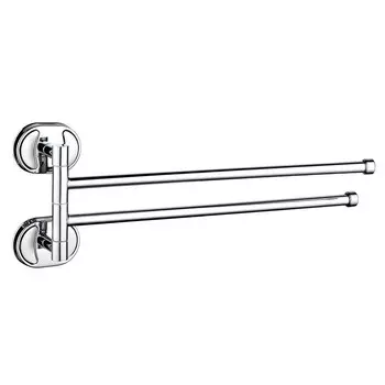 Полотенцедержатель РМС А10 155 мм двойной поворотный на шуруп нержавеющая сталь хром (A1024)