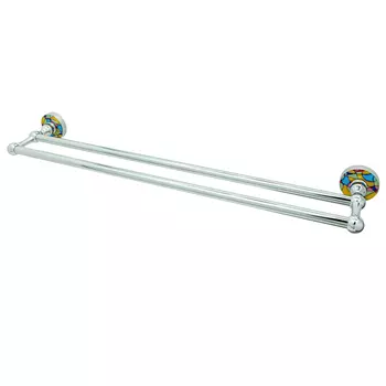 Полотенцедержатель WasserKraft Diemel K-2200 670 мм двойной на шуруп металл хром (K-2240)