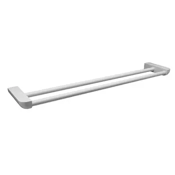 Полотенцедержатель WasserKraft Kammel K-8300WHITE 655 мм двойной на шуруп металл белый (K-8340W)