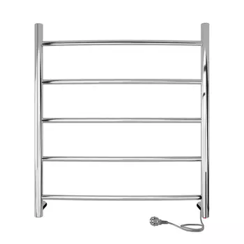 Полотенцесушитель электрический Indigo Arc 600х525 мм 65 Вт хром